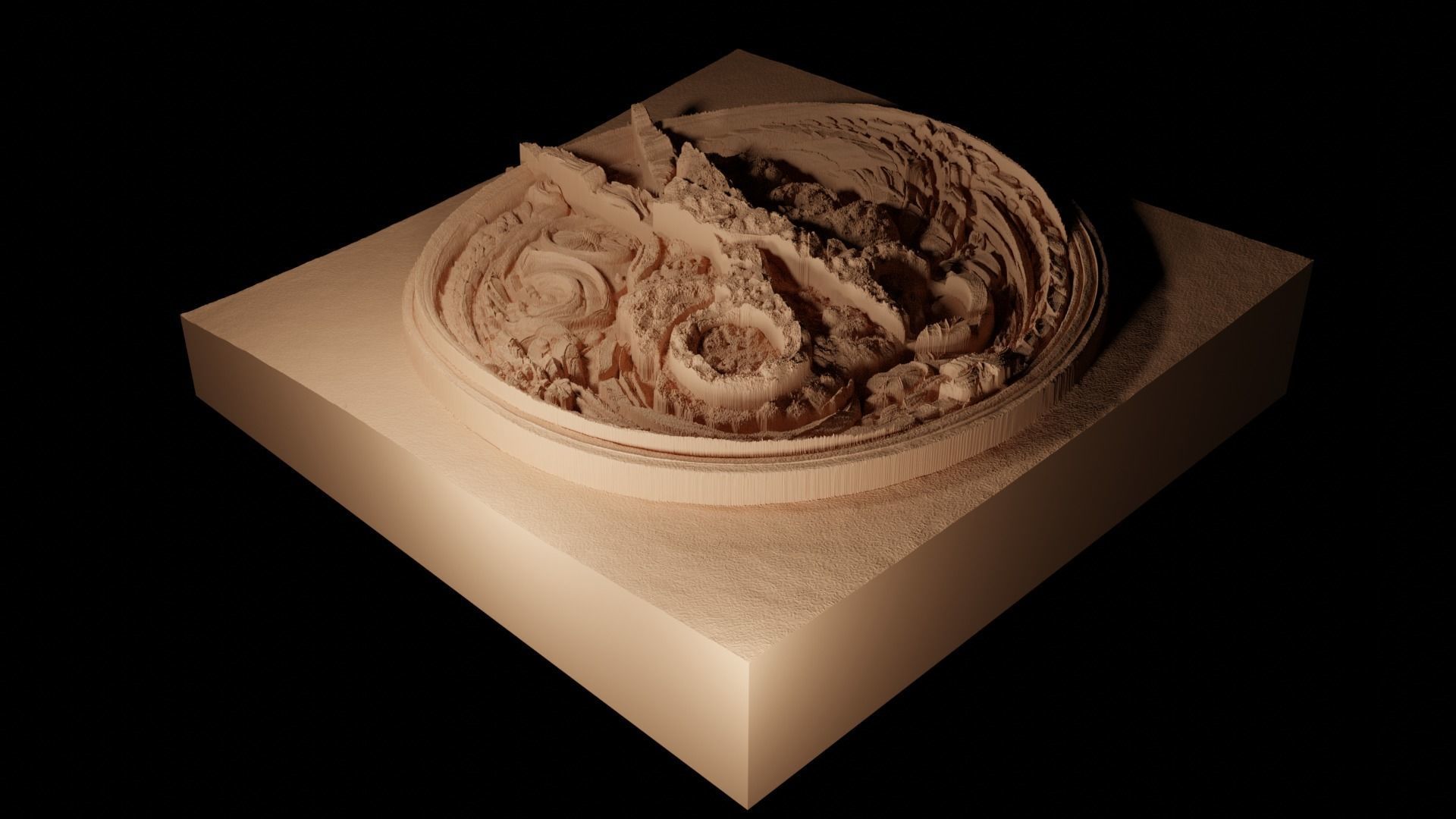 Scissors CNC 3d Print High Relief Sand Casting 3D print model_2