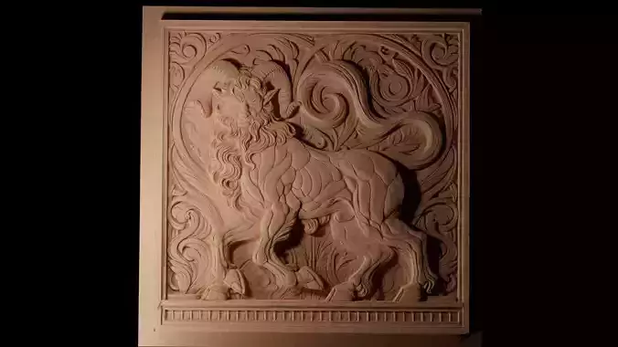 Satyr CNC 3d Print High Relief Sand Casting