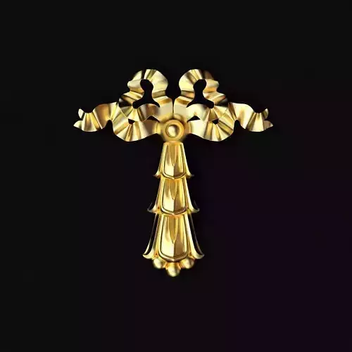 Central decor ornament for furniture