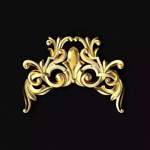 Central decor ornament for furniture