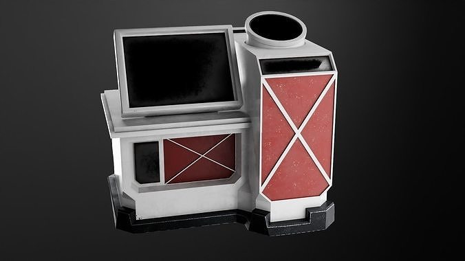 Checkpoint counter Game Assets item2 3D model