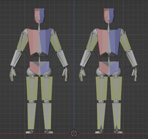 Simple Poseable Mannequin Free 3D model_4