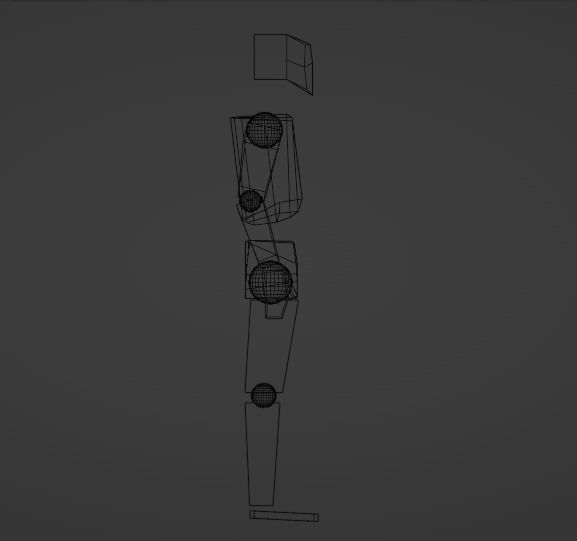 Simple Poseable Mannequin Free 3D model_7