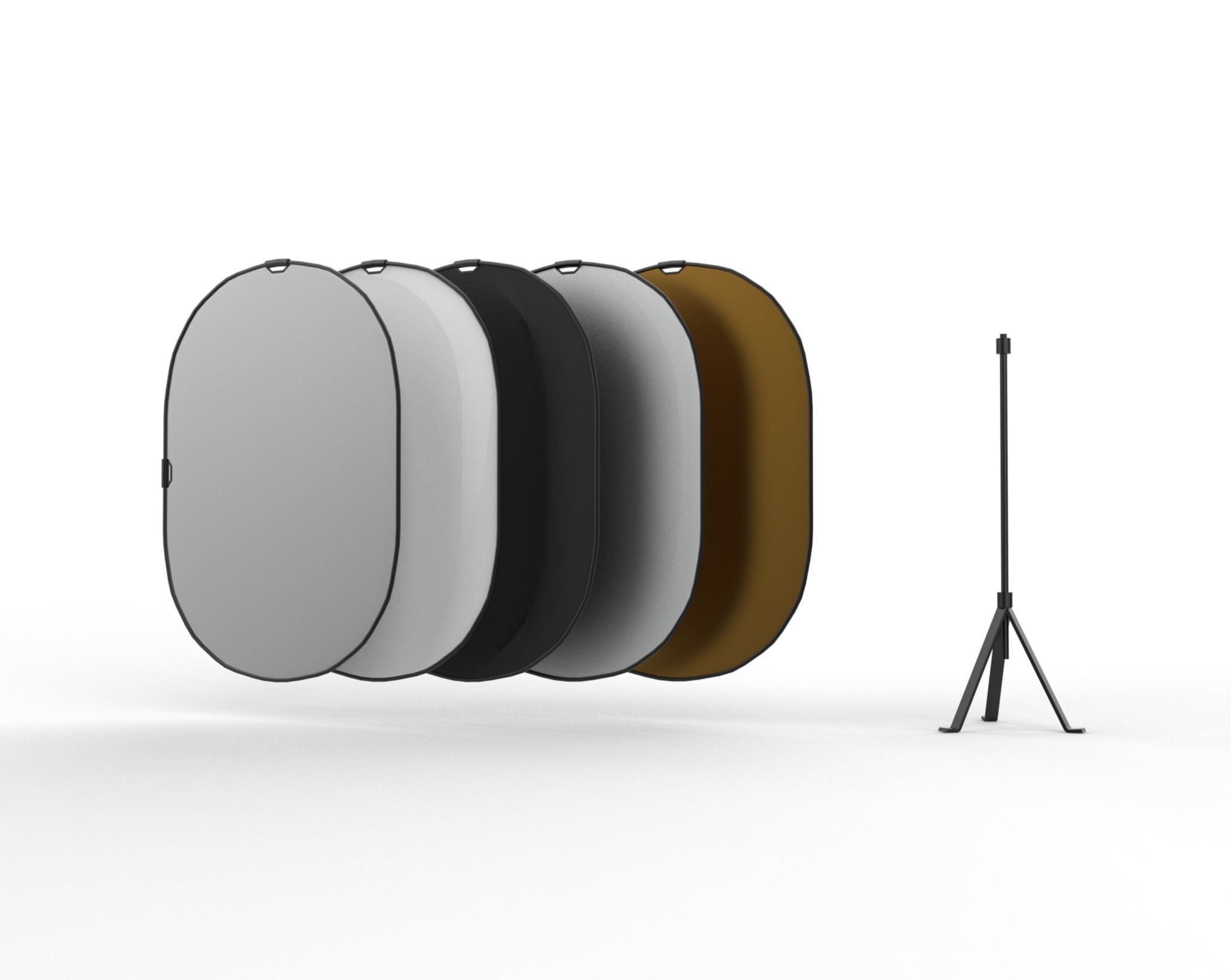 Reflectors 3D model_2