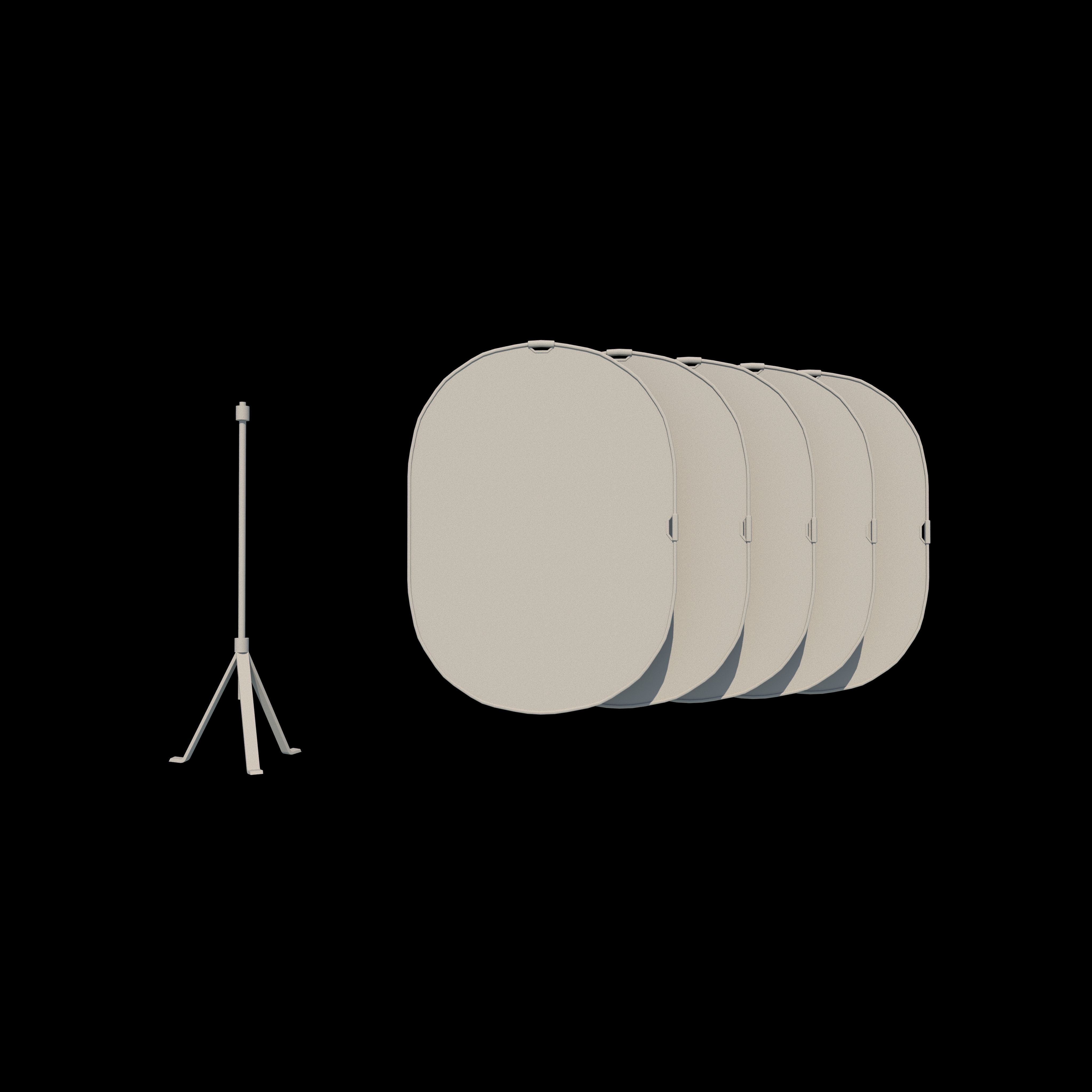 Reflectors 3D model_9