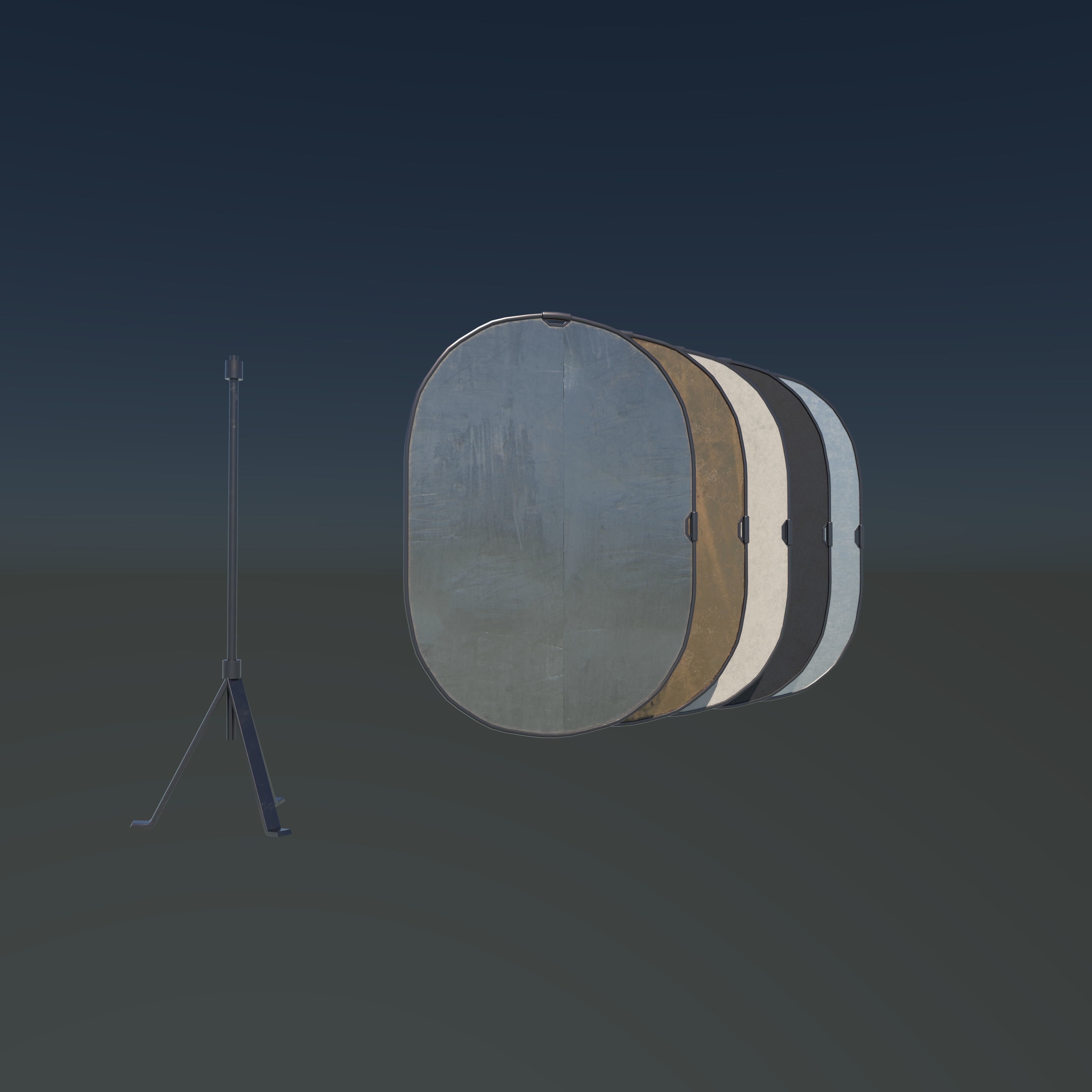Reflectors 3D model_8