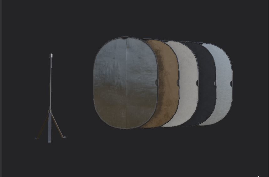 Reflectors 3D model_4