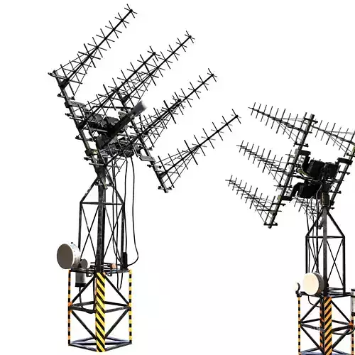 Radio Antenna 3D model