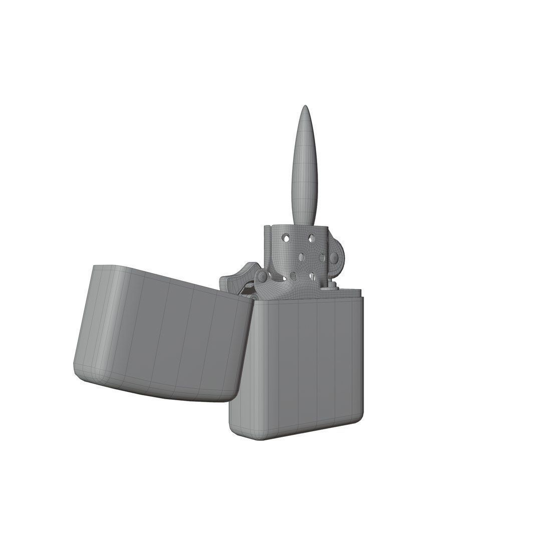 Zippo lighter 3D model_13