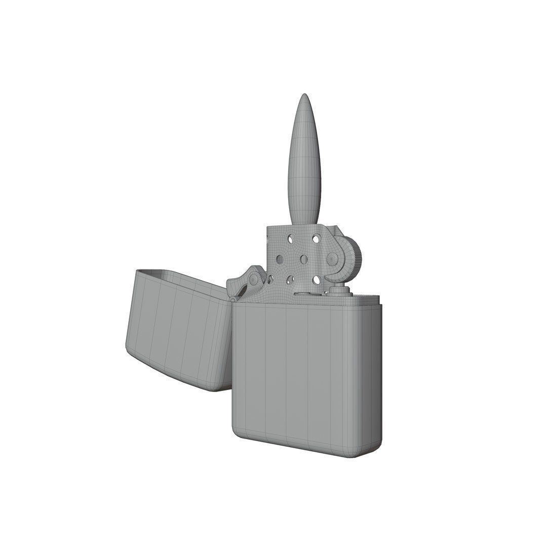 Zippo lighter 3D model_7