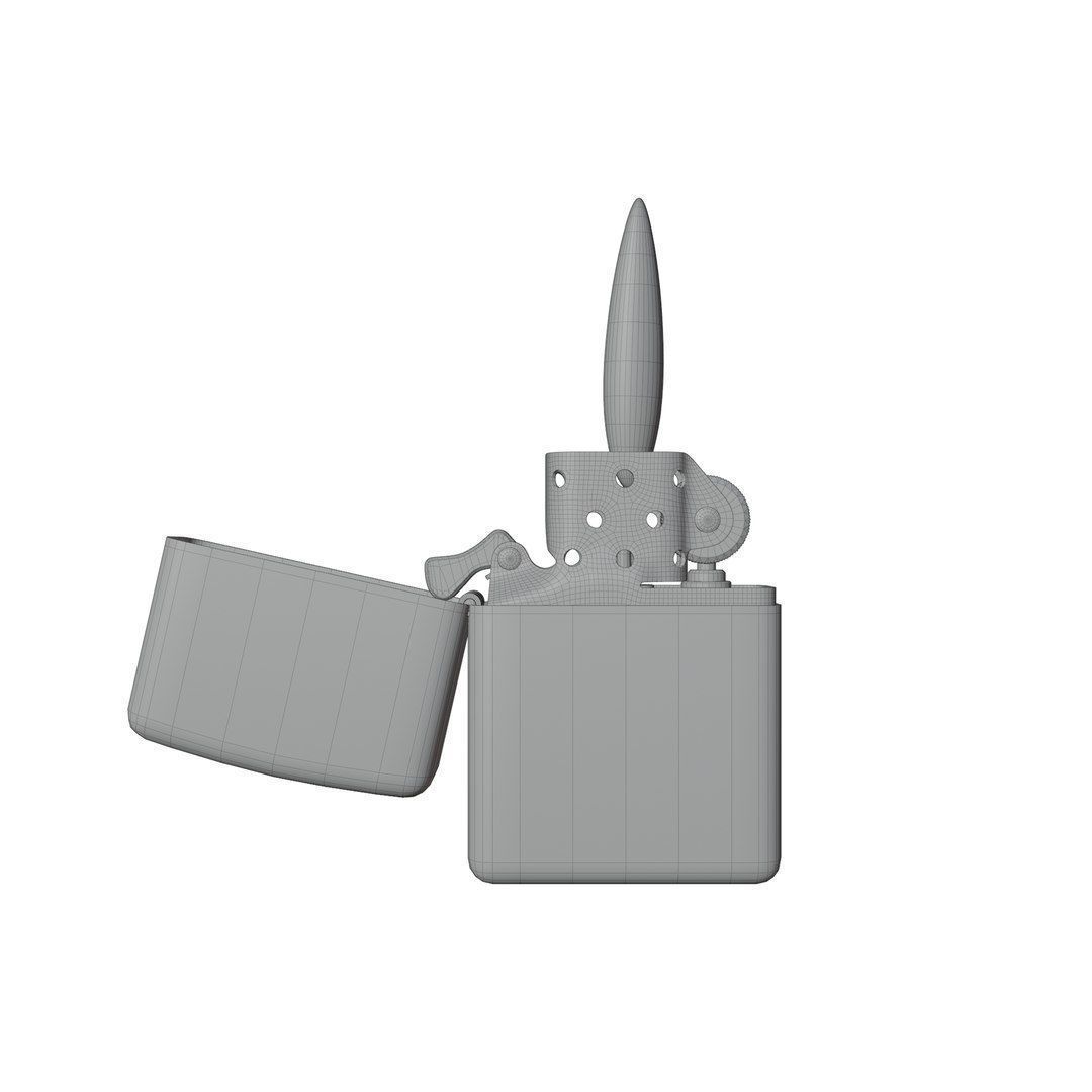 Zippo lighter 3D model_6