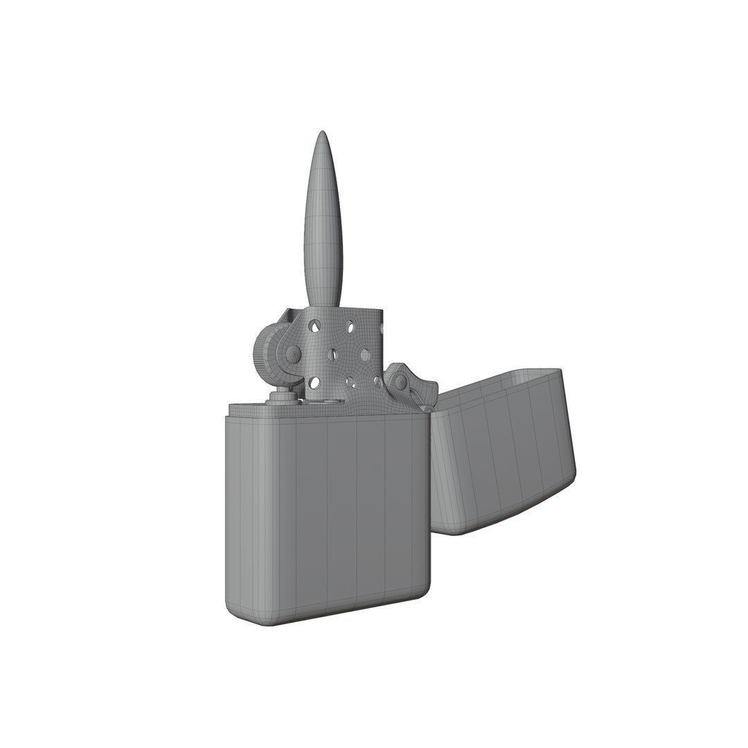 Zippo lighter 3D model_9