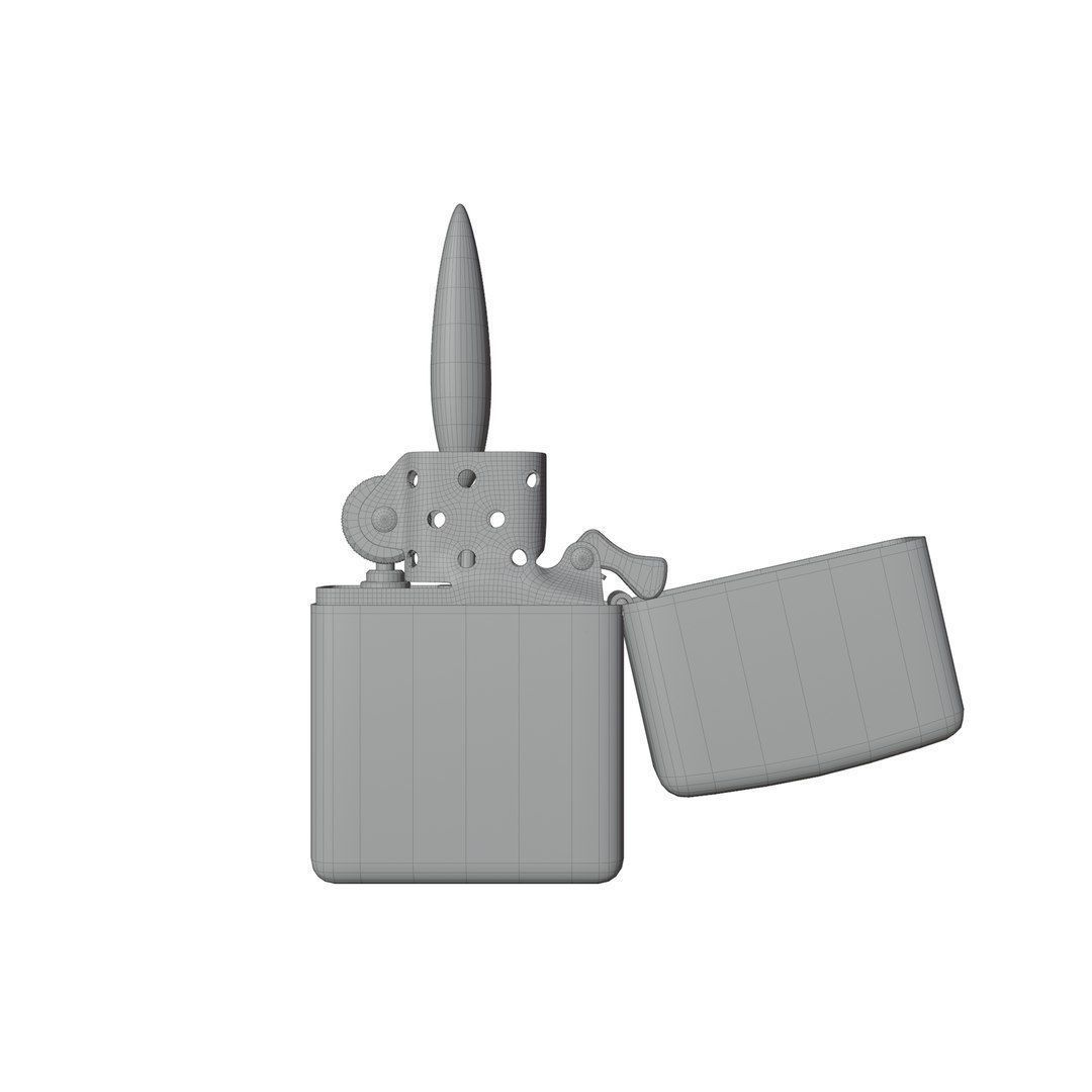 Zippo lighter 3D model_10