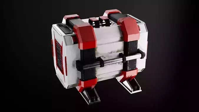 Storage box on a spaceship Game Assets item9