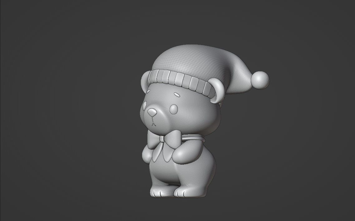 sleepy bear 3D print model_6