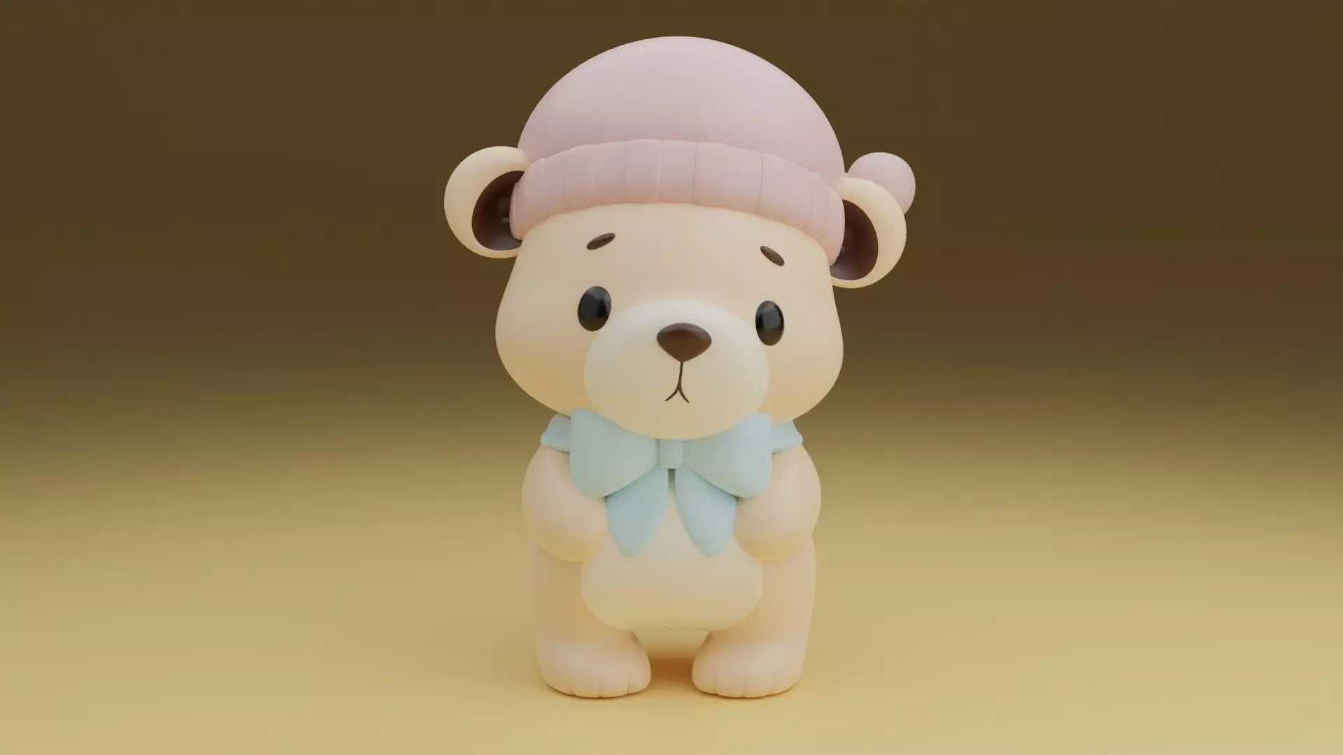 sleepy bear 3D print model_0