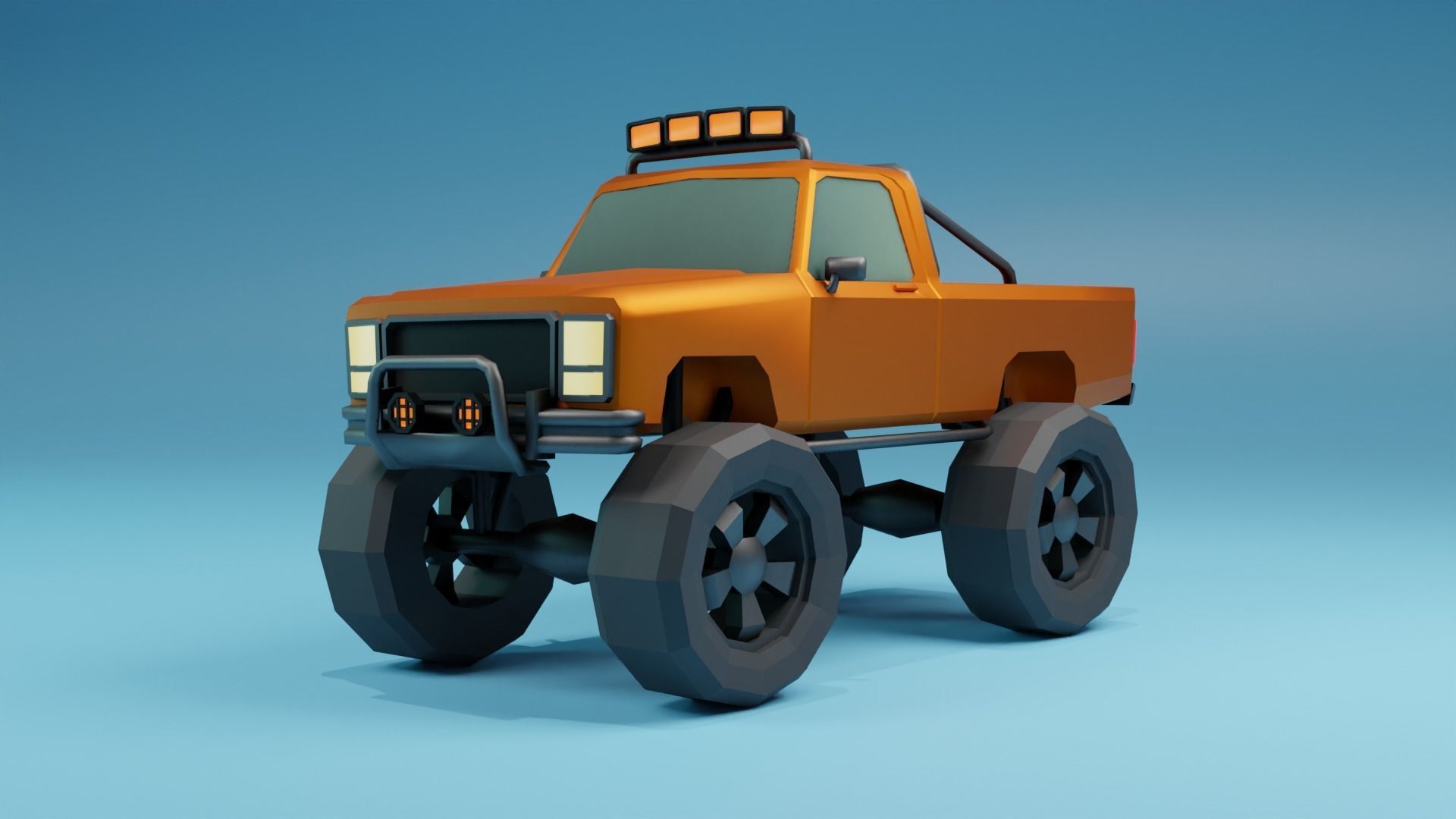 Rigged Cars Collection Bundle Low-poly 3D model_6