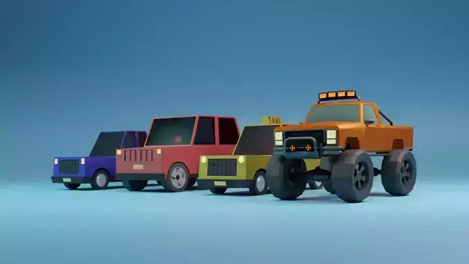 Rigged Cars Collection Bundle