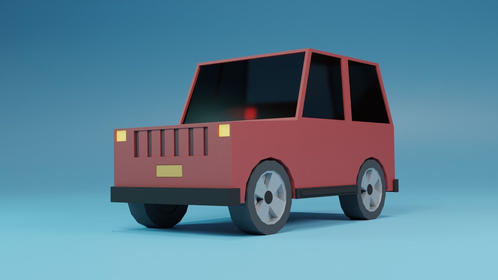 Rigged Cars Collection Bundle Low-poly 3D model_4