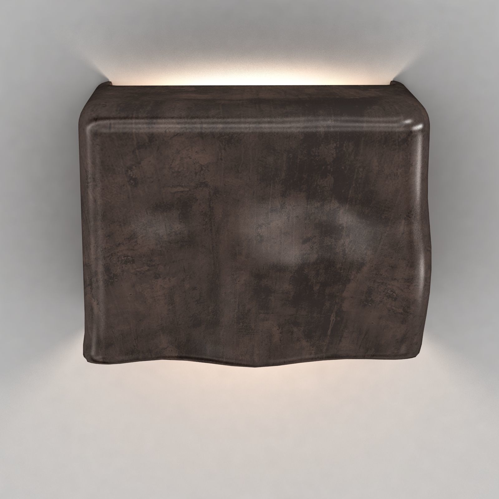 Claude home scape wall light in bronze 3D model_2