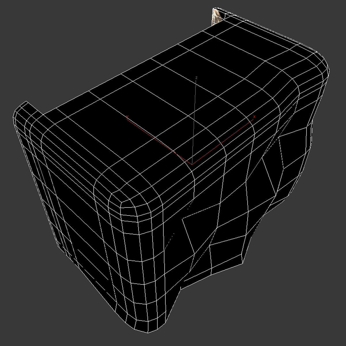 Claude home scape wall light in bronze 3D model_8