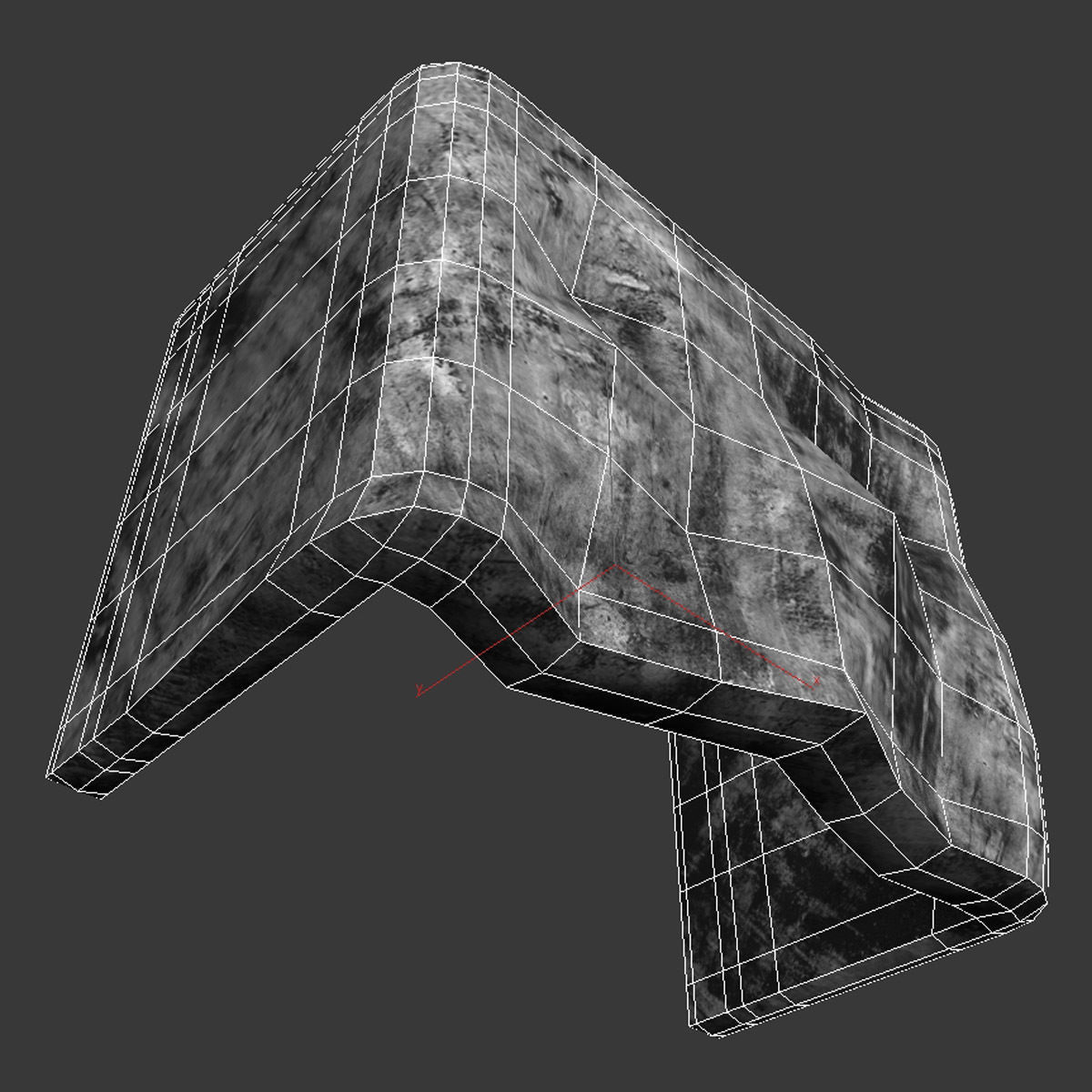 Claude home scape wall light in bronze 3D model_7