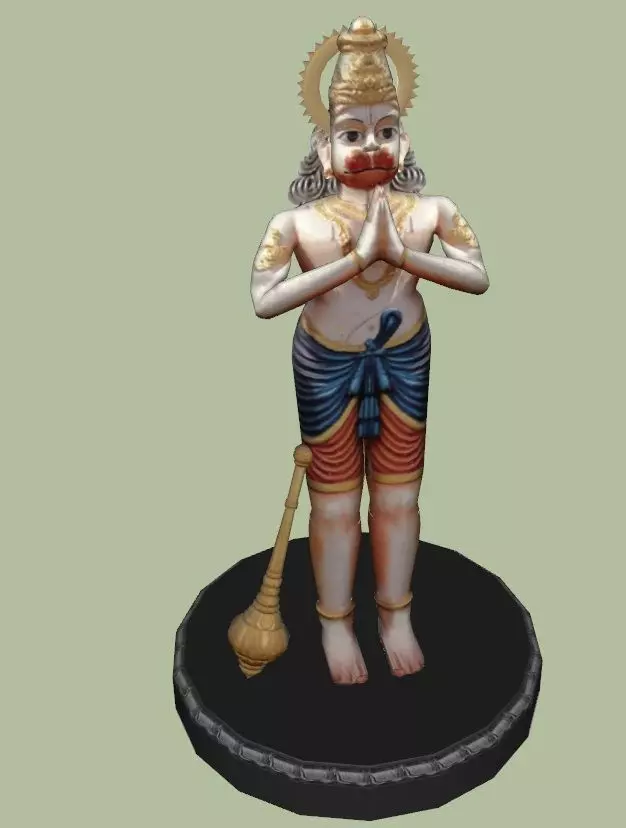 3d modal hanuman 3D model_0