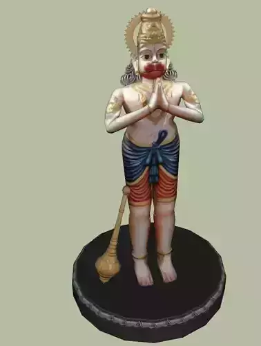 3d modal hanuman