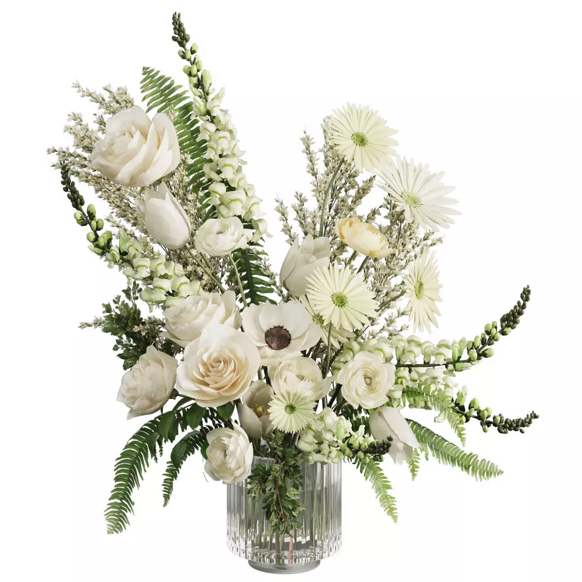 Flower In Vase 22 3D model_0