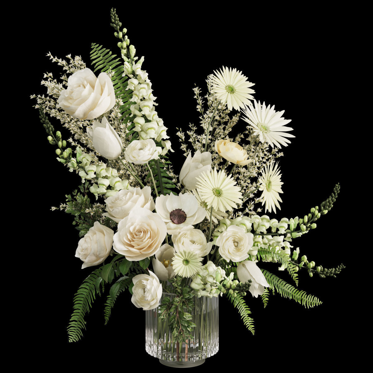 Flower In Vase 22 3D model_1