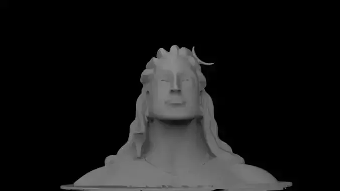 adiyogi 3d model