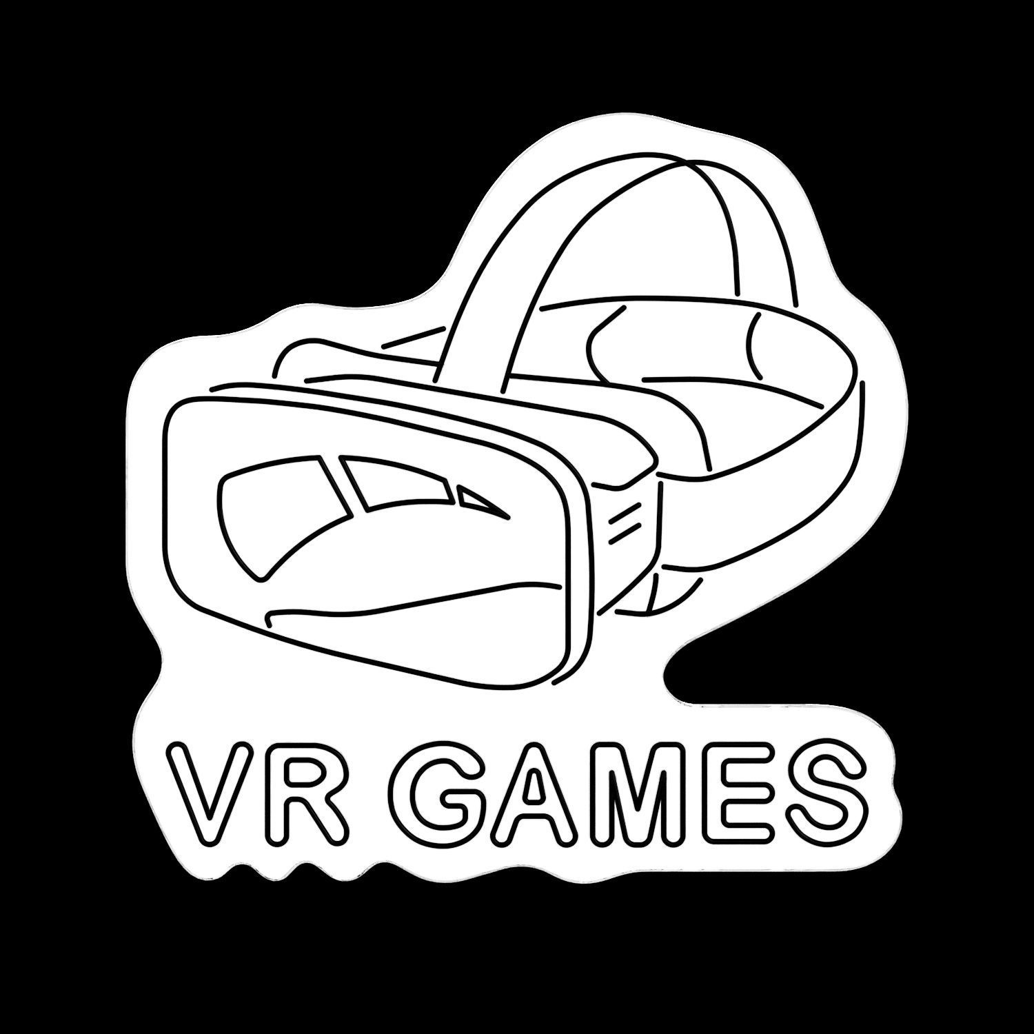 VR Games Neon Sign 3D model_2