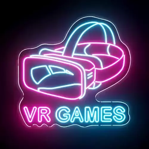 VR Games Neon Sign