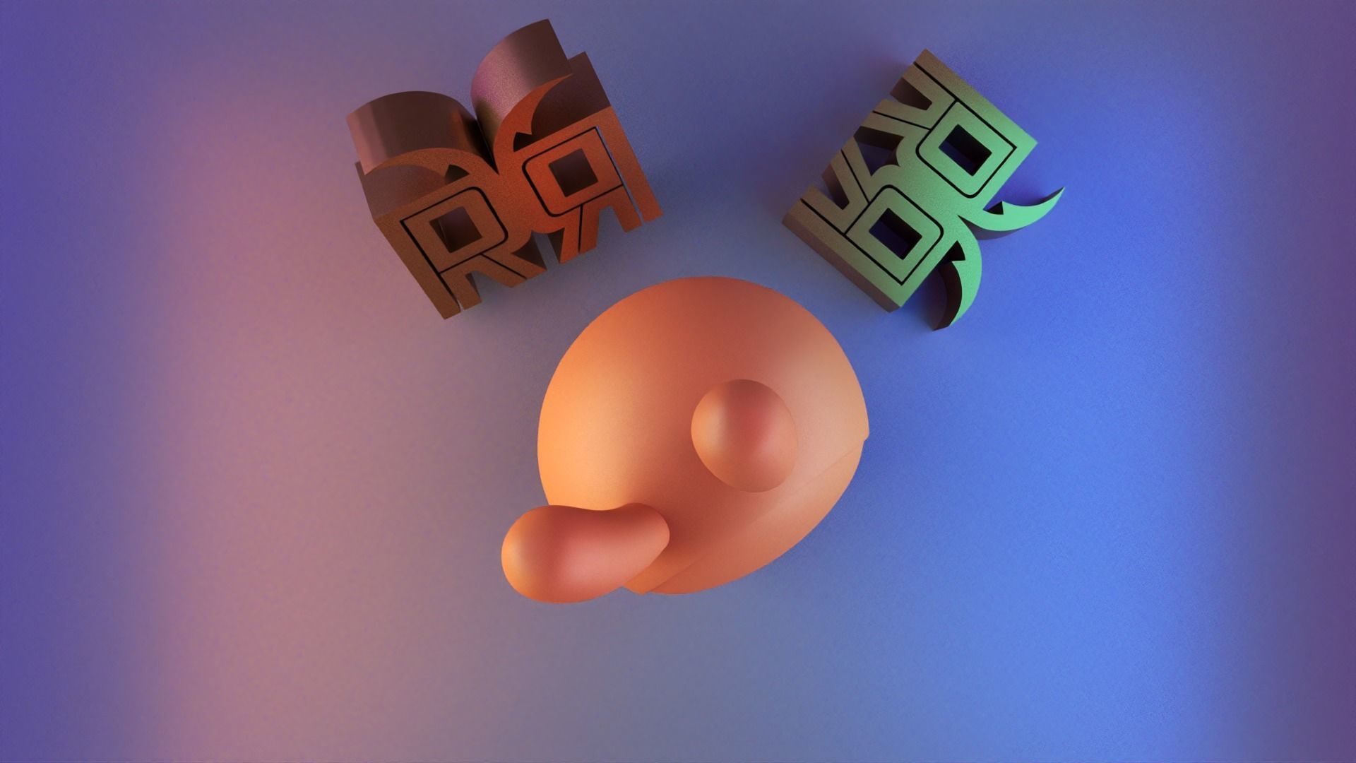 cute bunny astronaut 3D print model_7