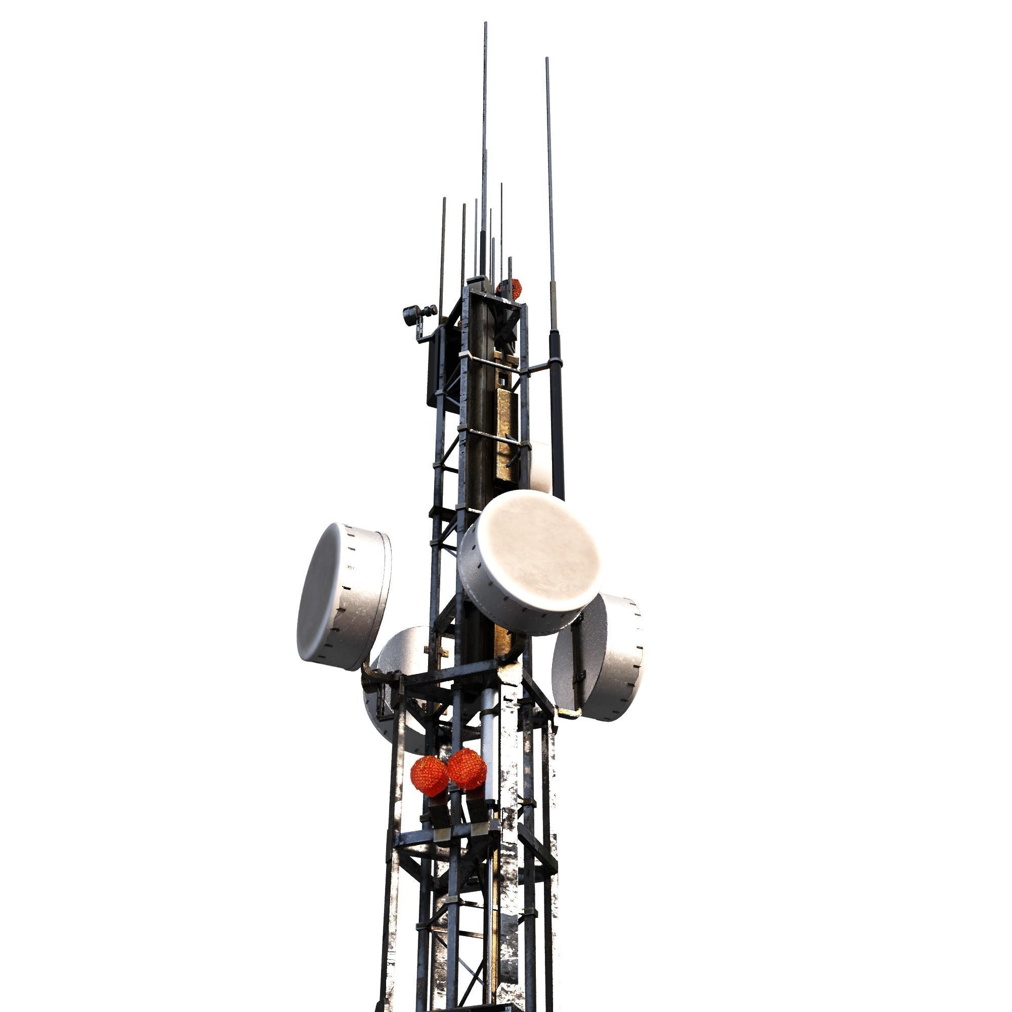 Communication Tower 3D model_9