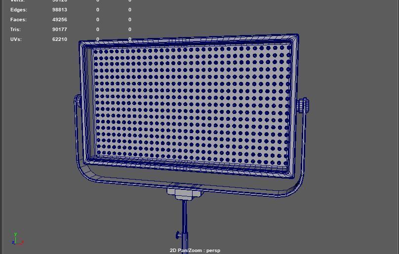 led panel  3D model_10
