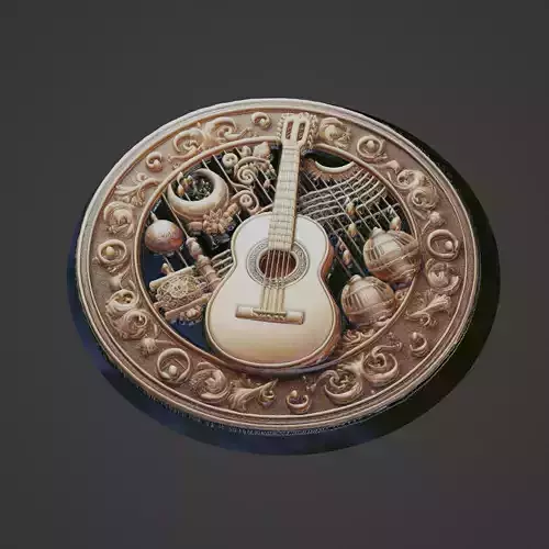 Musical Instrument Medallion