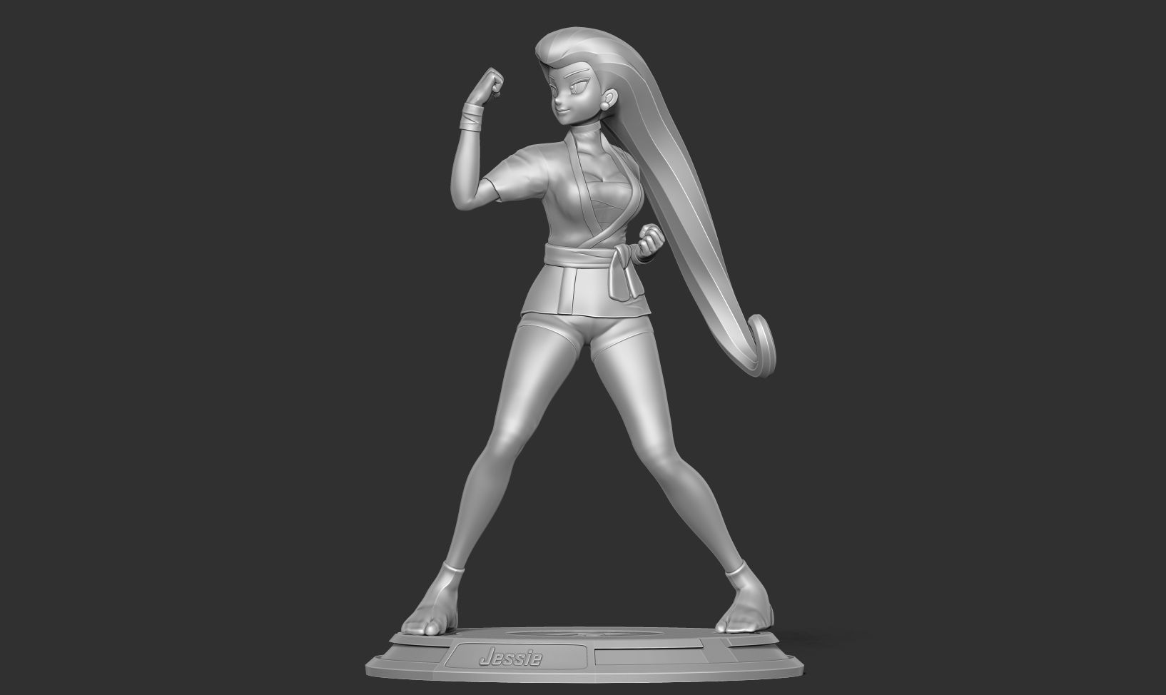 Jessie - Ready to fight 3D print model_11