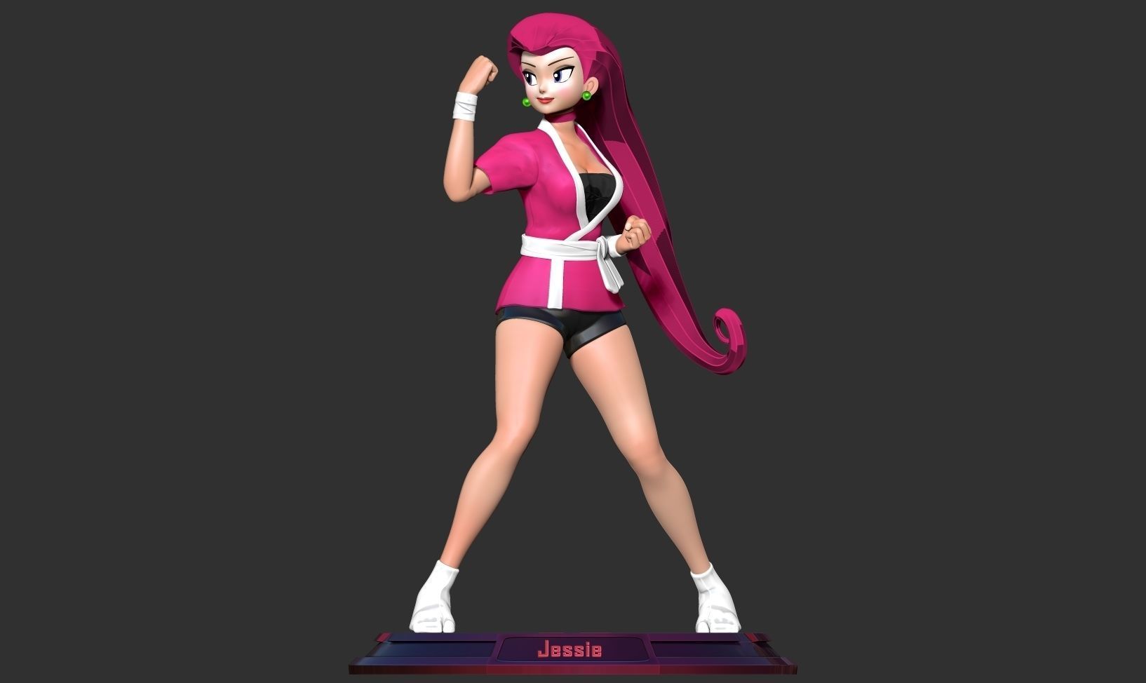 Jessie - Ready to fight 3D print model_10