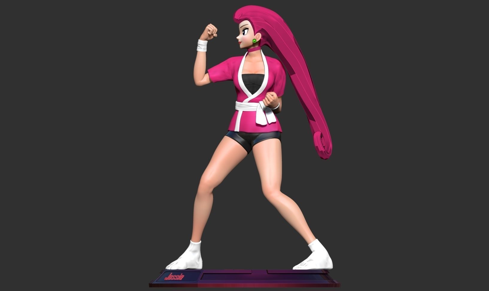 Jessie - Ready to fight 3D print model_12