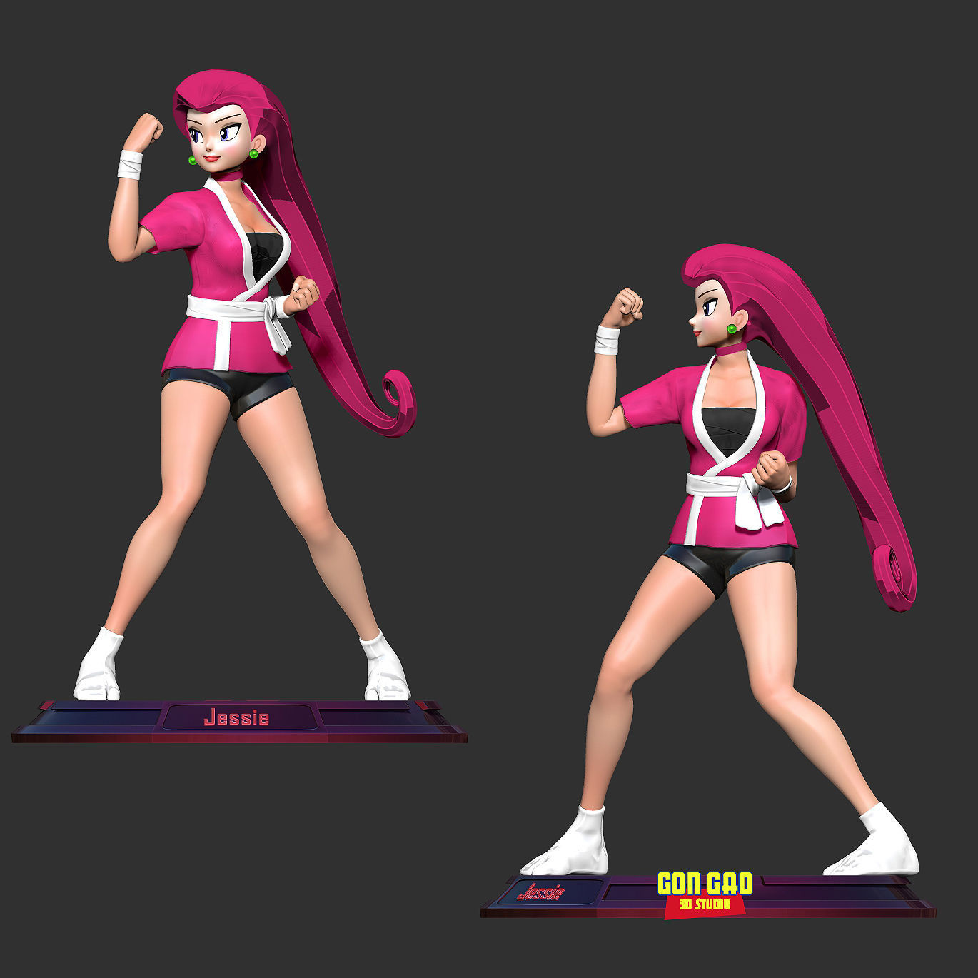 Jessie - Ready to fight 3D print model_3
