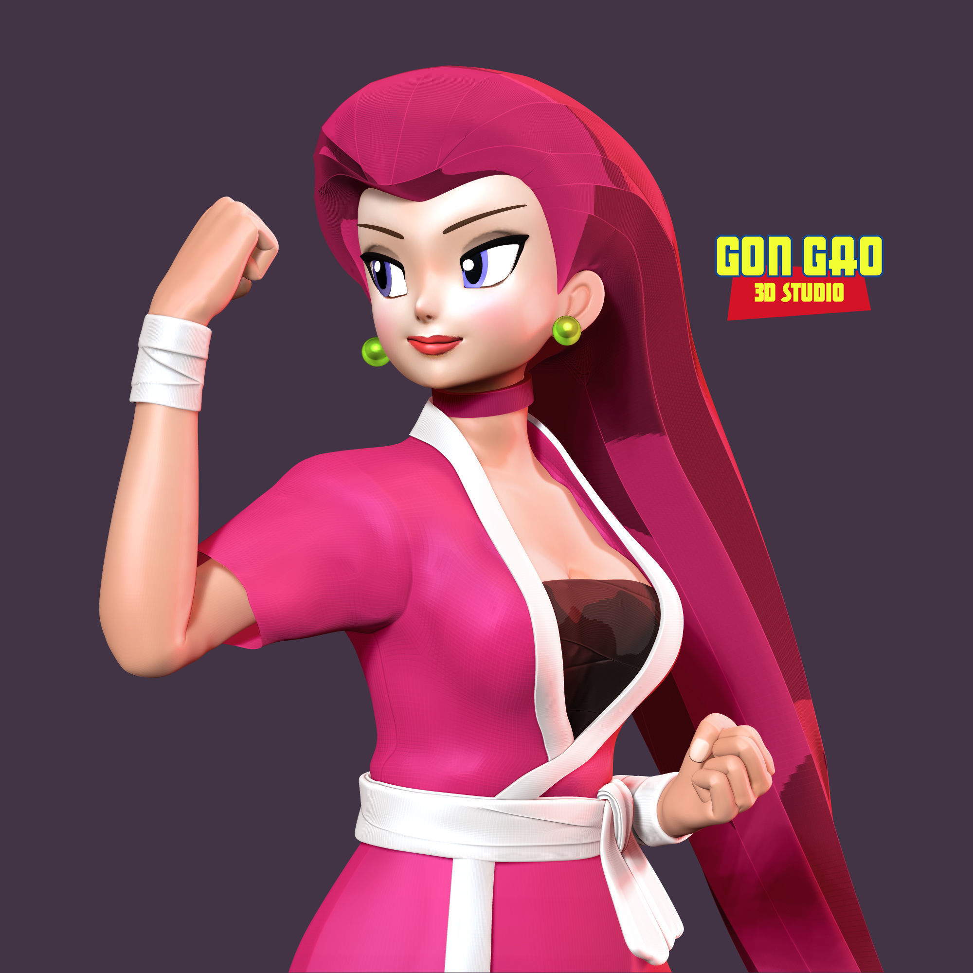 Jessie - Ready to fight 3D print model_8