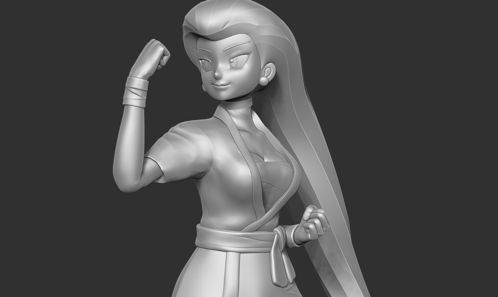 Jessie - Ready to fight 3D print model_7