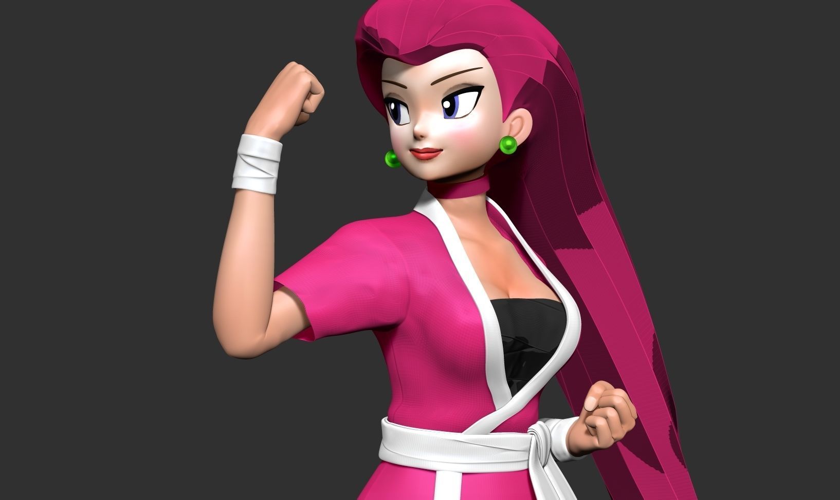 Jessie - Ready to fight 3D print model_5
