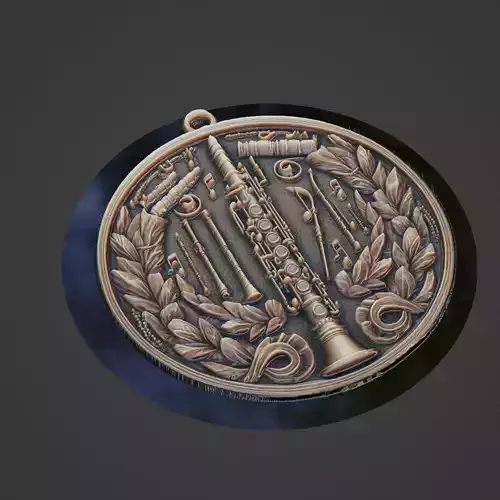 Musical Instrument Medallion