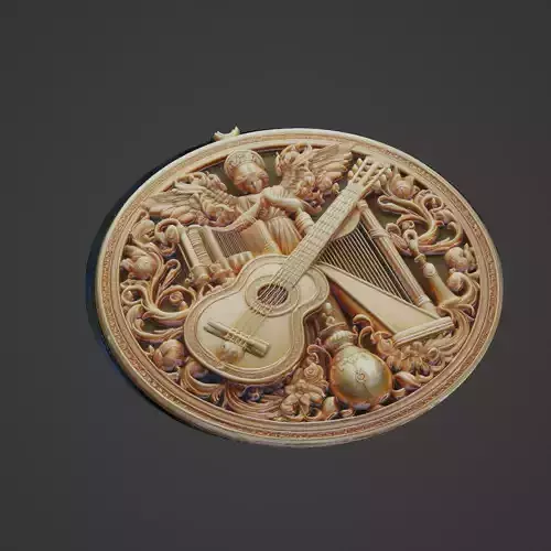 Musical Instrument Medallion