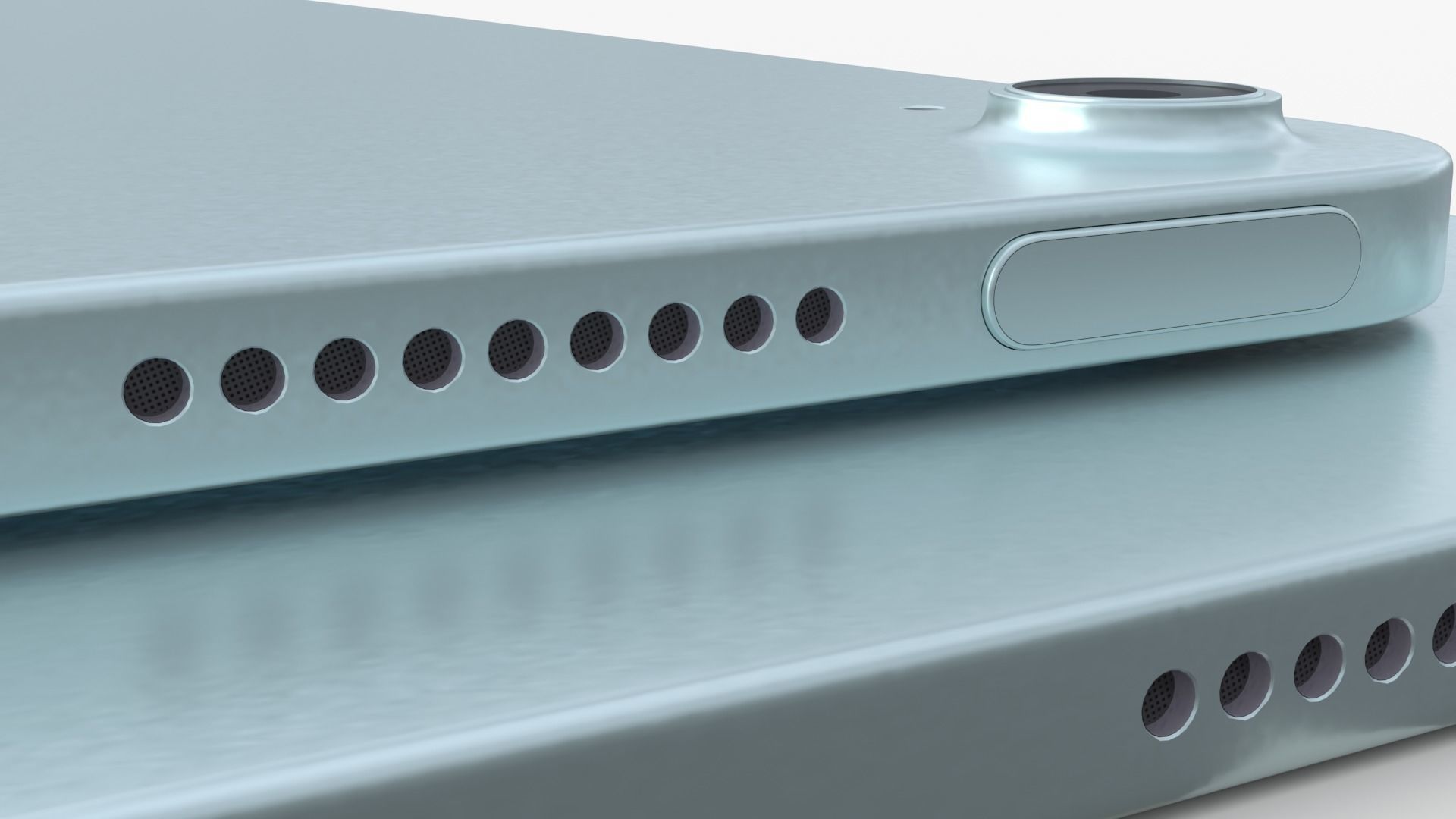 Apple iPad Air 2024 in Blue full Collection  3D model_9