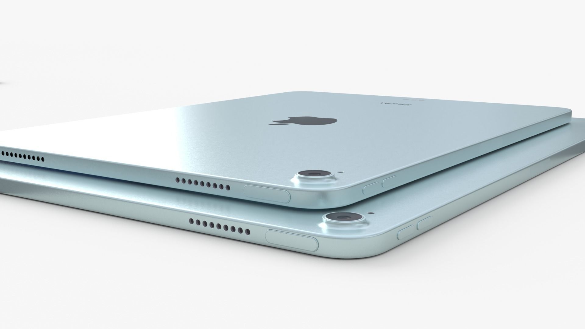 Apple iPad Air 2024 in Blue full Collection  3D model_10