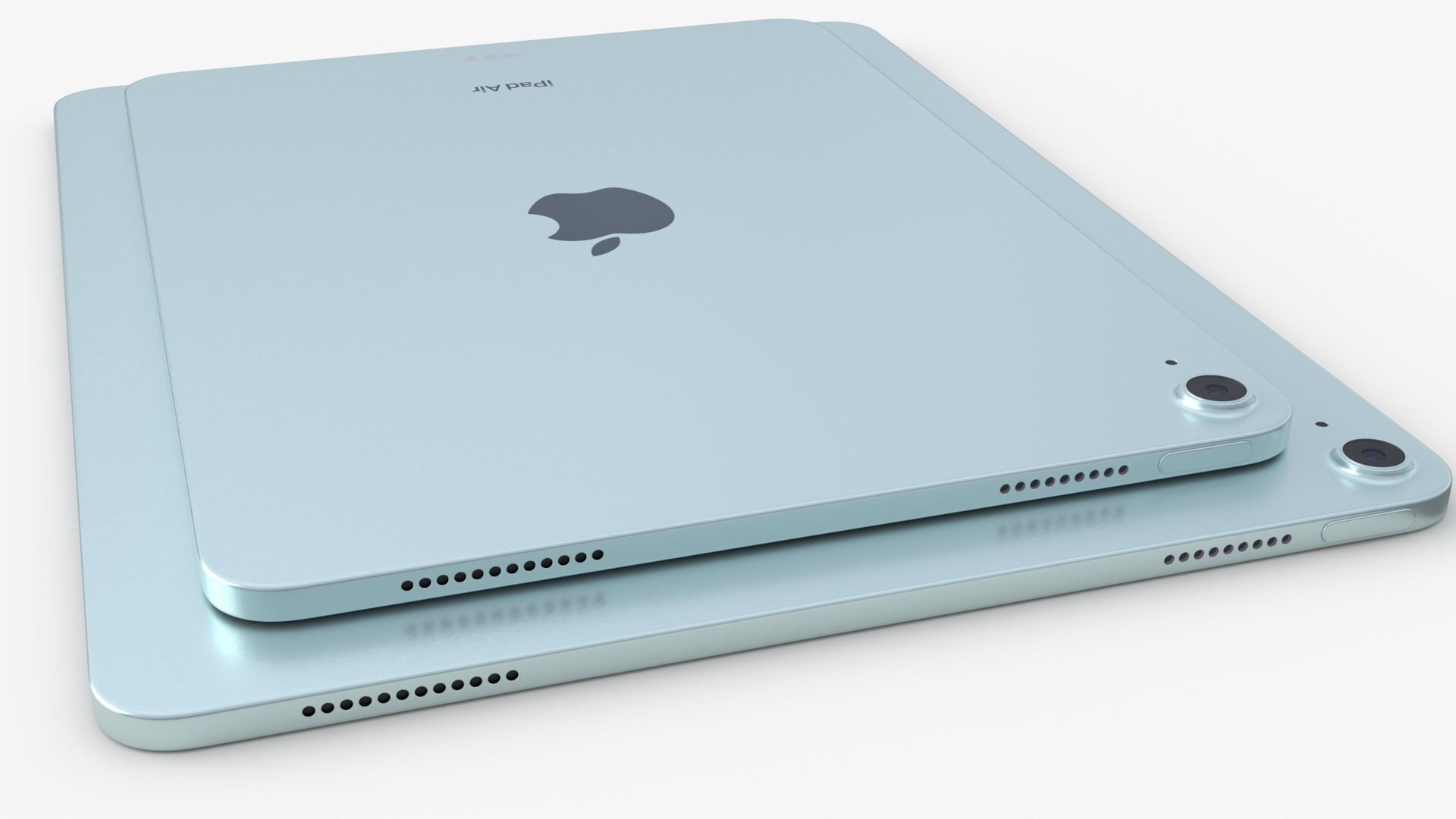 Apple iPad Air 2024 in Blue full Collection  3D model_7