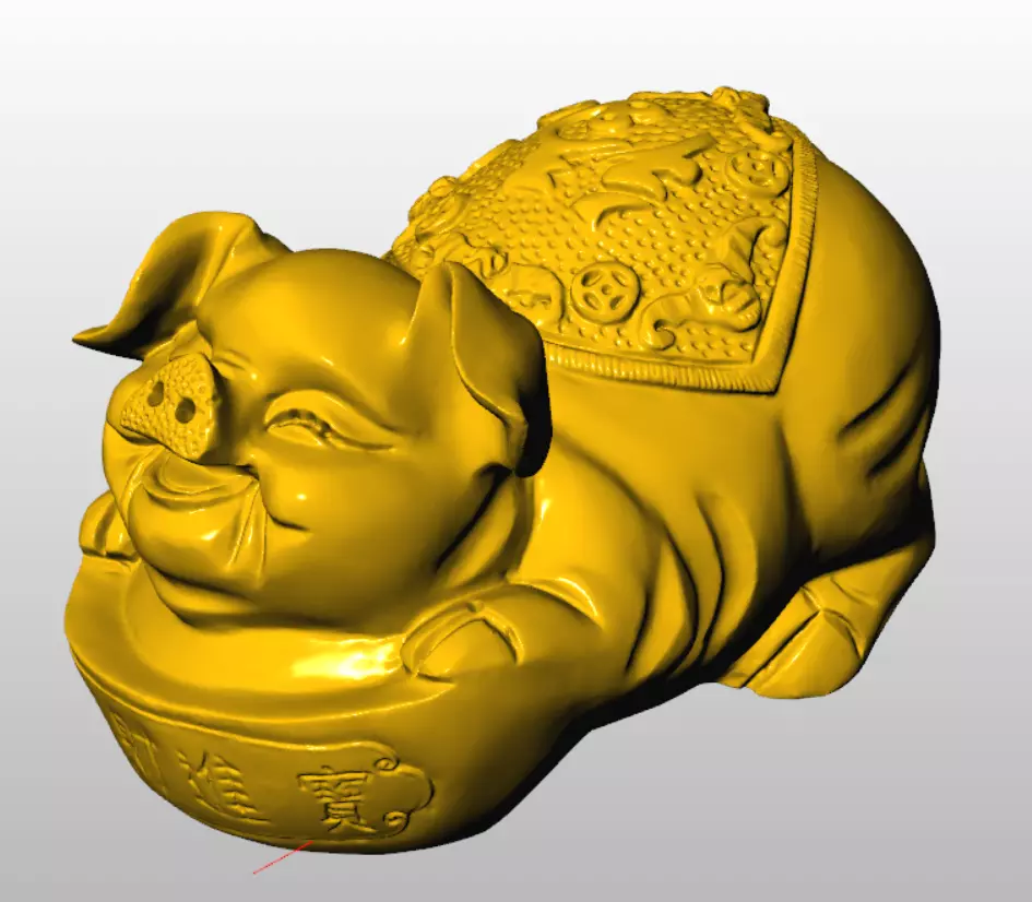 Chinese funny pig Free 3D print model